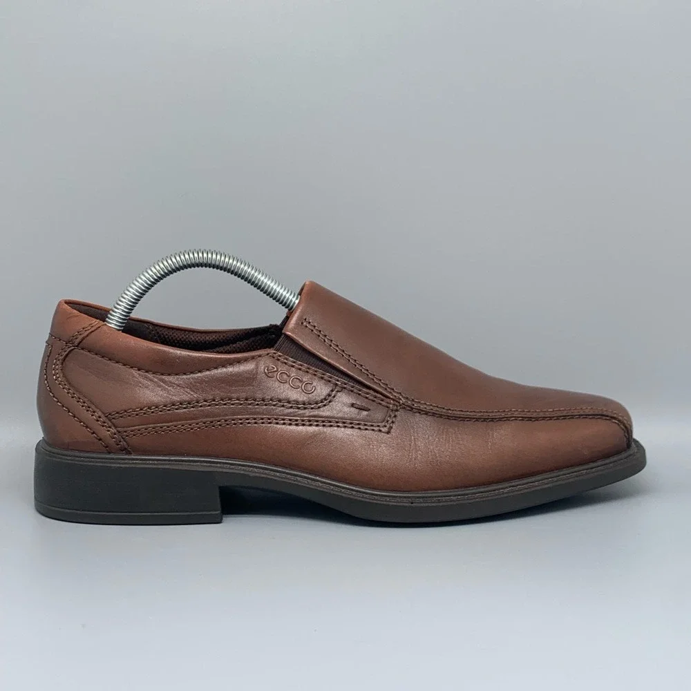 ECCO Helsinki 2 Apron Toe Slip On Oxford Shoes Men's Sz‎ 7.5